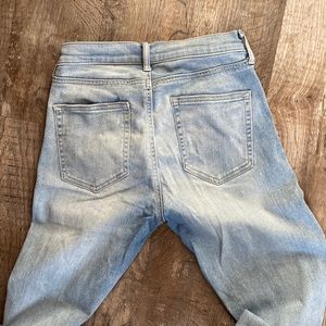 Gap resolution slim straight jeans size 27 LONG